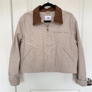 Aritzia Barkley Lightweight Workwear Jacket | Size: Medium | Marcona beige